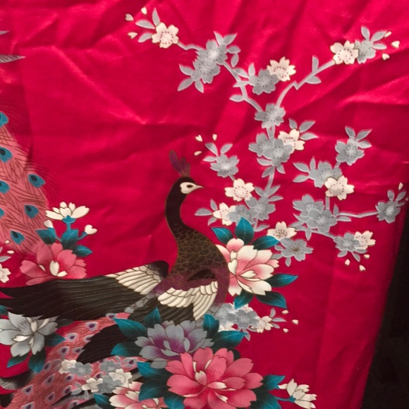 Oriental Village Silk Collection kimono robe S/m - Picture 5 of 7